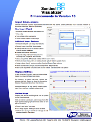 Sentinel Visualizer 10 Flier