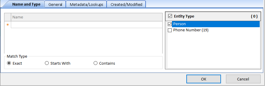 Entity Data Refinement Filter