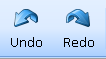 Undo and Redo buttons